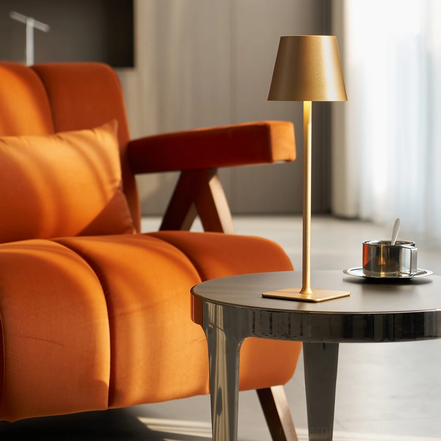 Modern minimalist table lamp eye-level ambient lighting bedroom living room