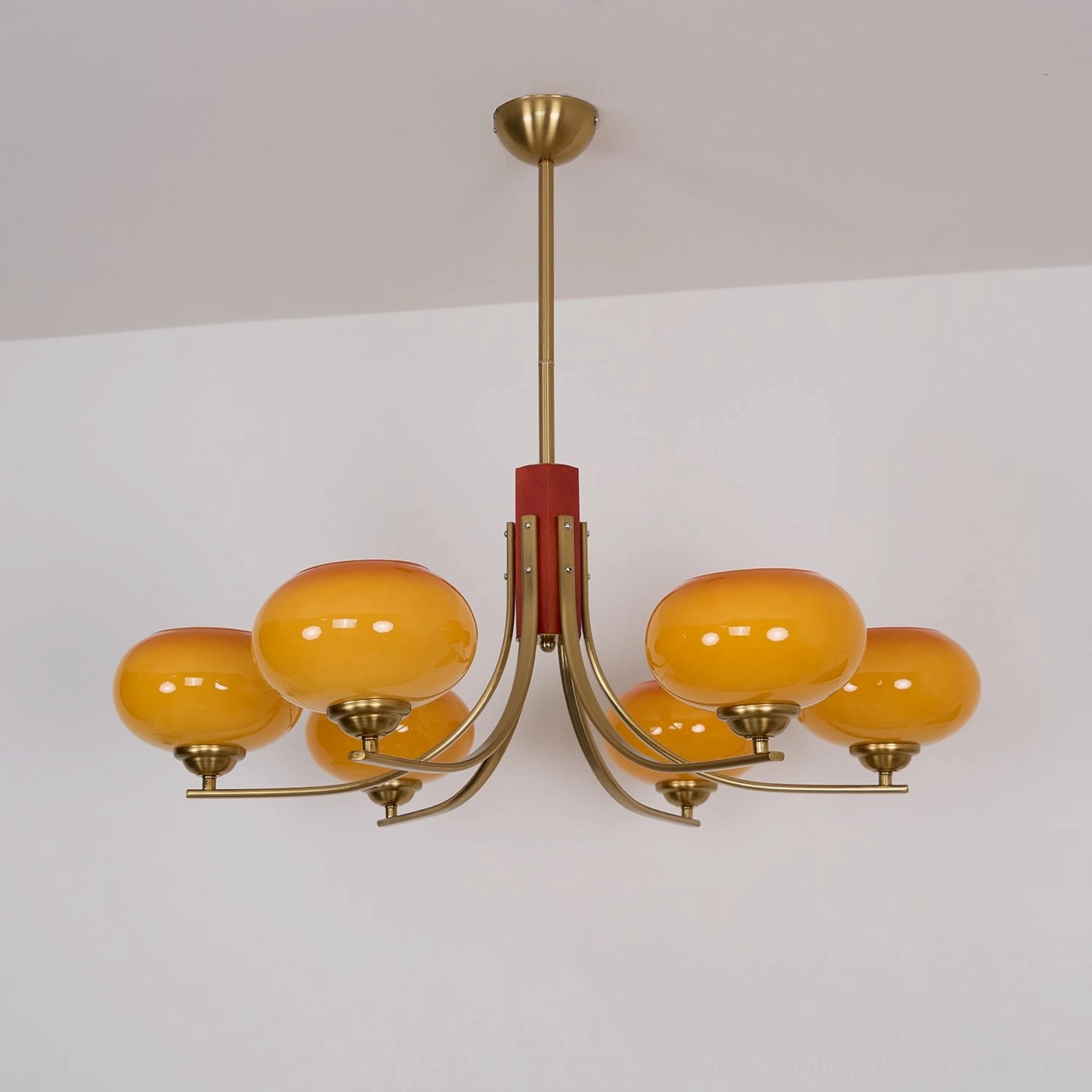 Fabio chandelier in transitional interior design style blending traditional and modern elements