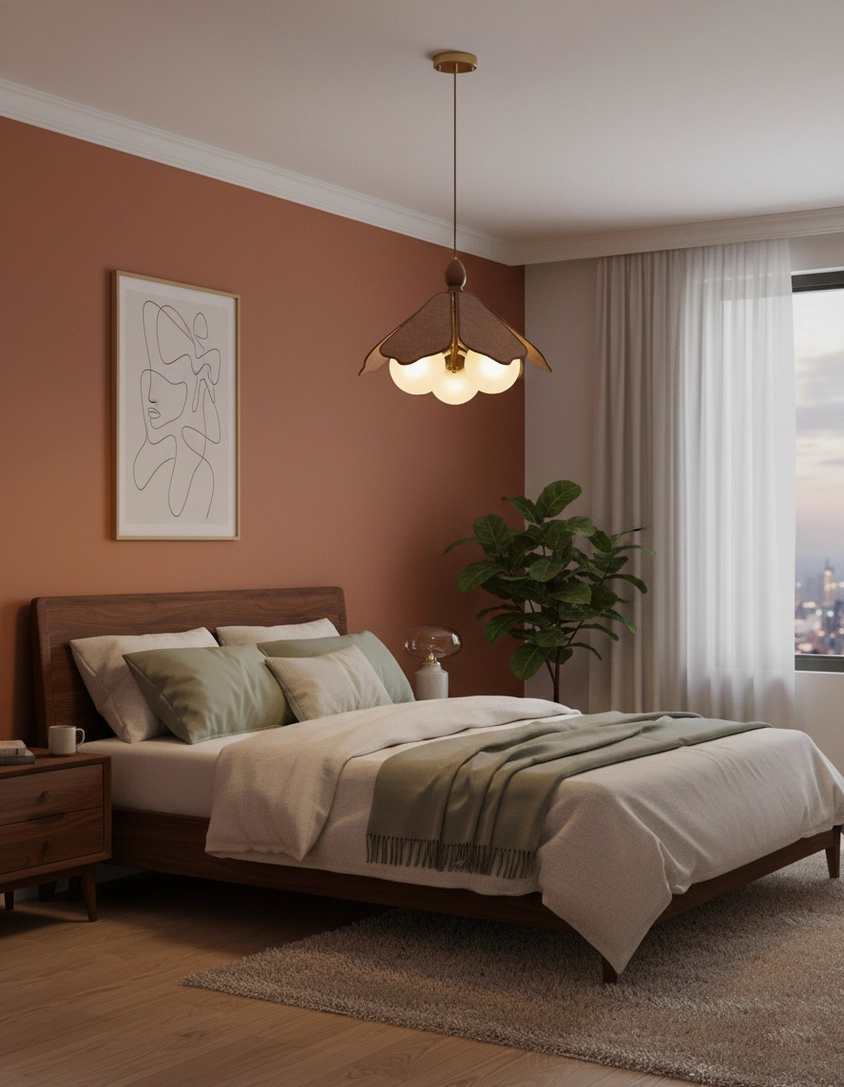 Feyora organic pendant fixture multiple angle studio showcase modern minimalist design