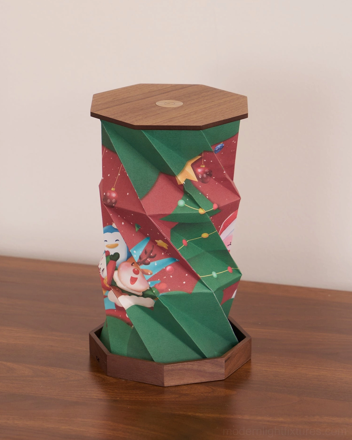 Fida Fold Paper Table Lamp showing adjustable foldable design versatility and shape customization capability for modern living spaces