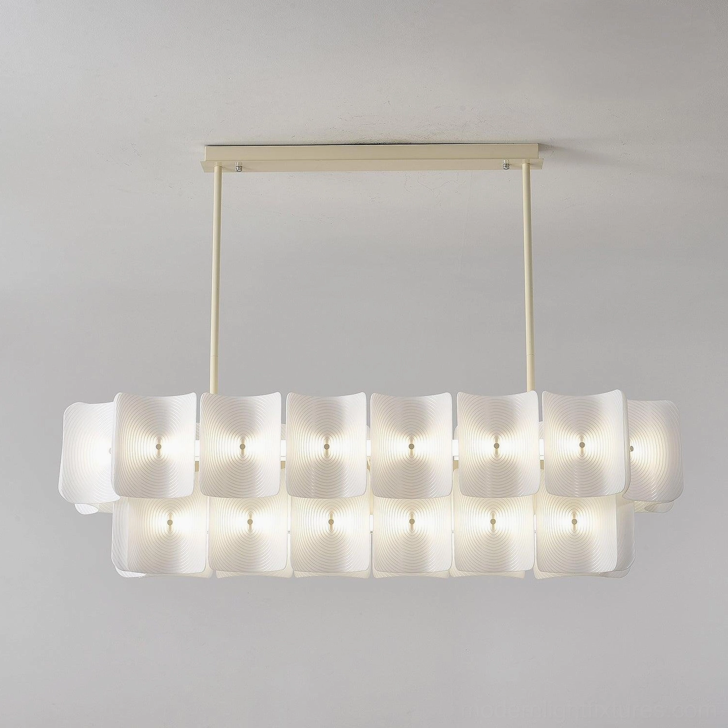 Contemporary fingerprint chandelier Scandinavian modern interior design styling