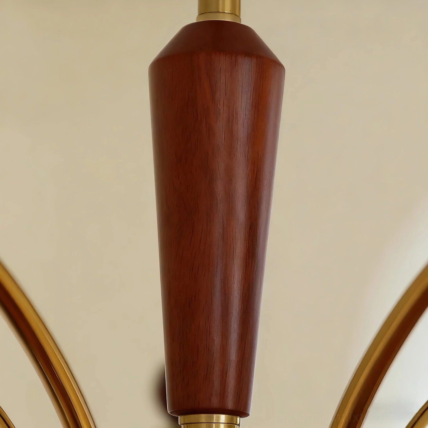 Fiorenta chandelier close-up showing intricate hand-painted floral motifs on ceramic pleated shades