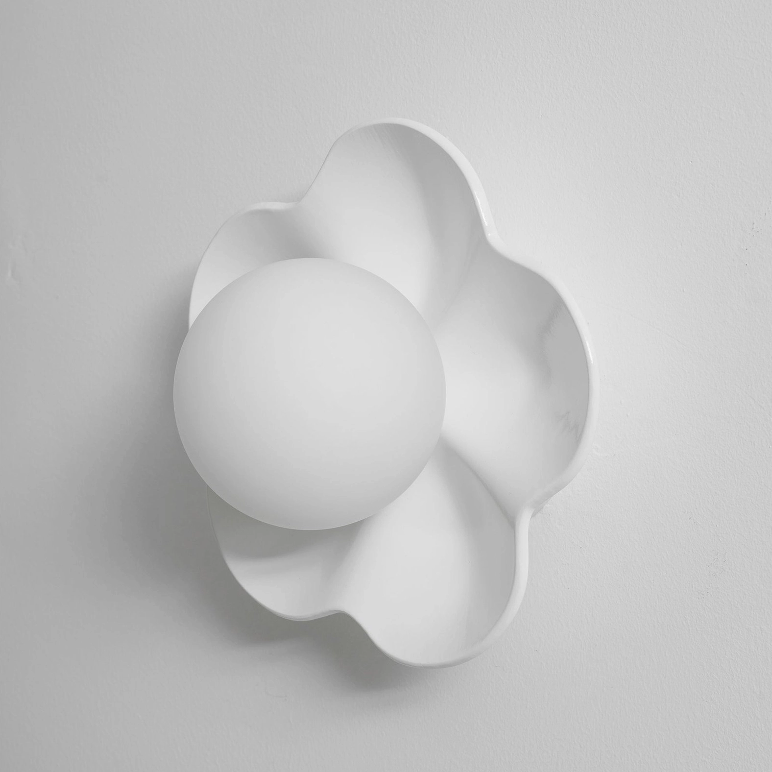 Fleur wall sconce biophilic design interior - modern flower lamp brings natural botanical element to living space