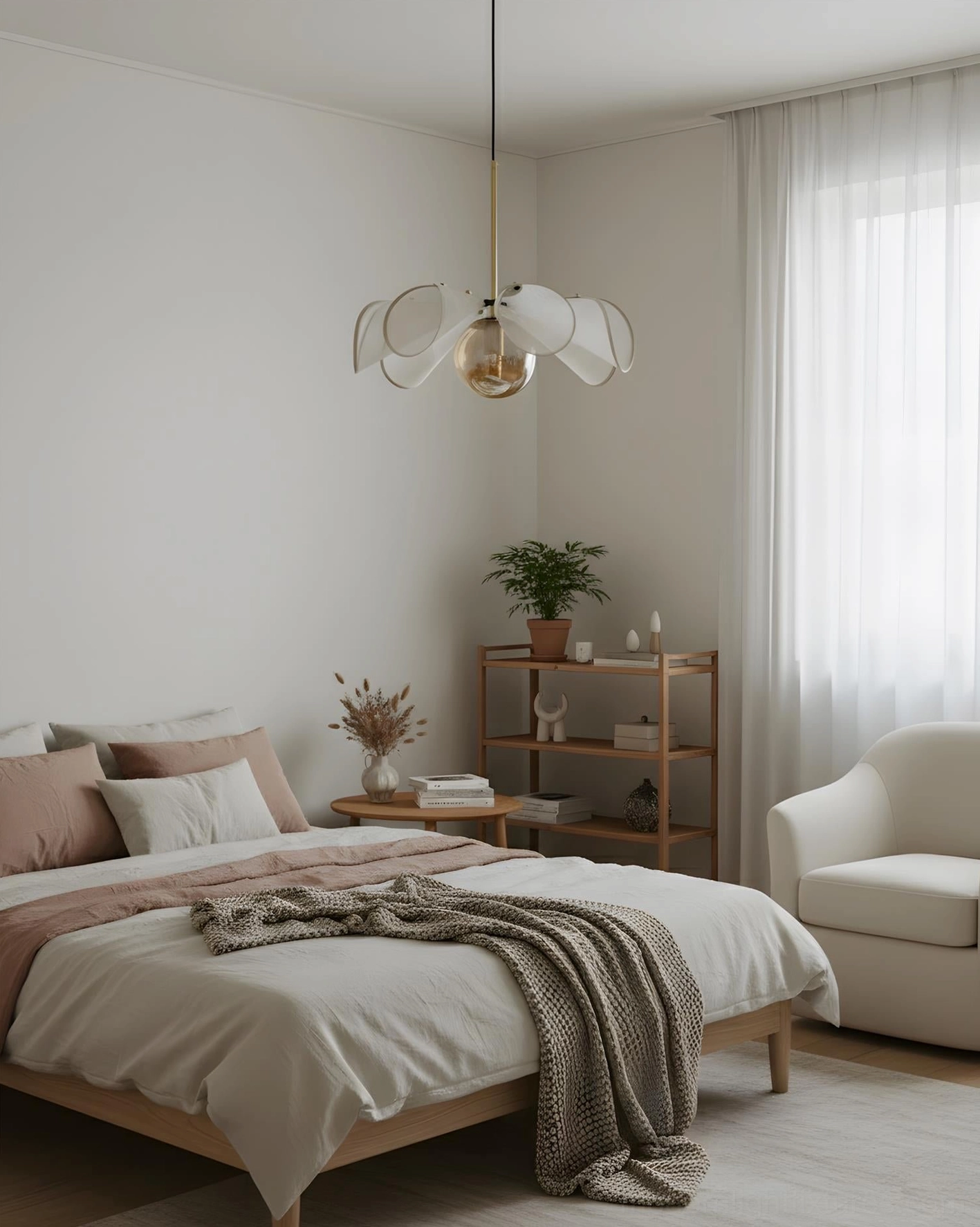 Florello contemporary petal pendant light fixture showcasing artistic glass shades design