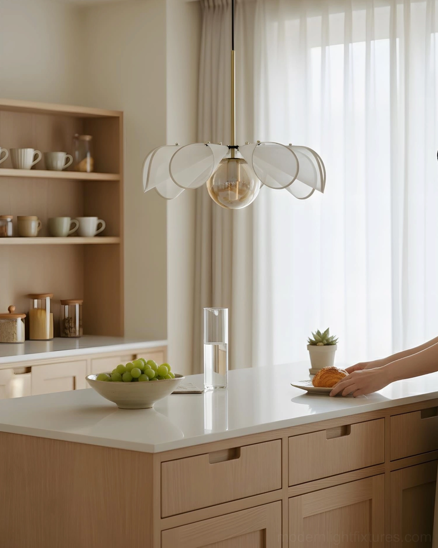 Florello pendant light color options gold cognac black finish samples for interior design