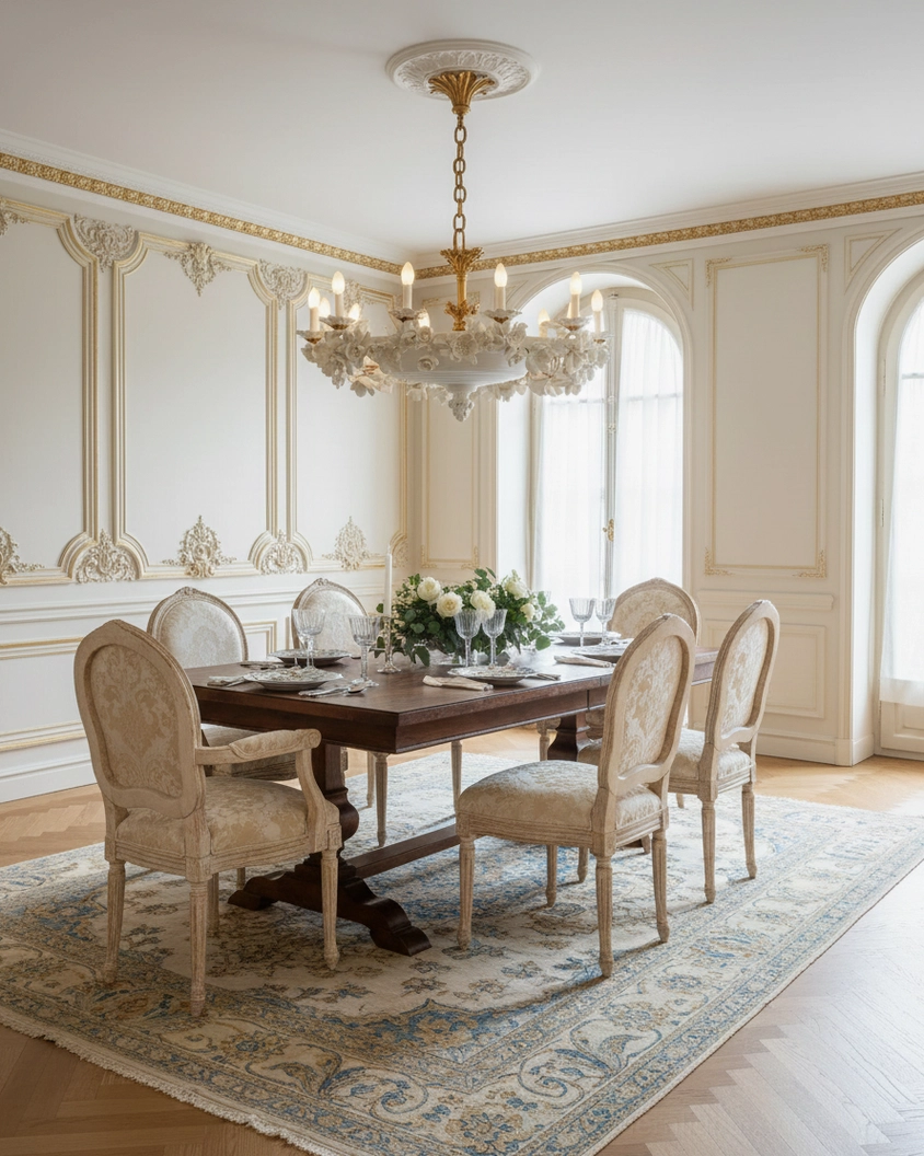 Florentine Petals chandelier featuring candle-style E14 bulb sockets and petal arrangement