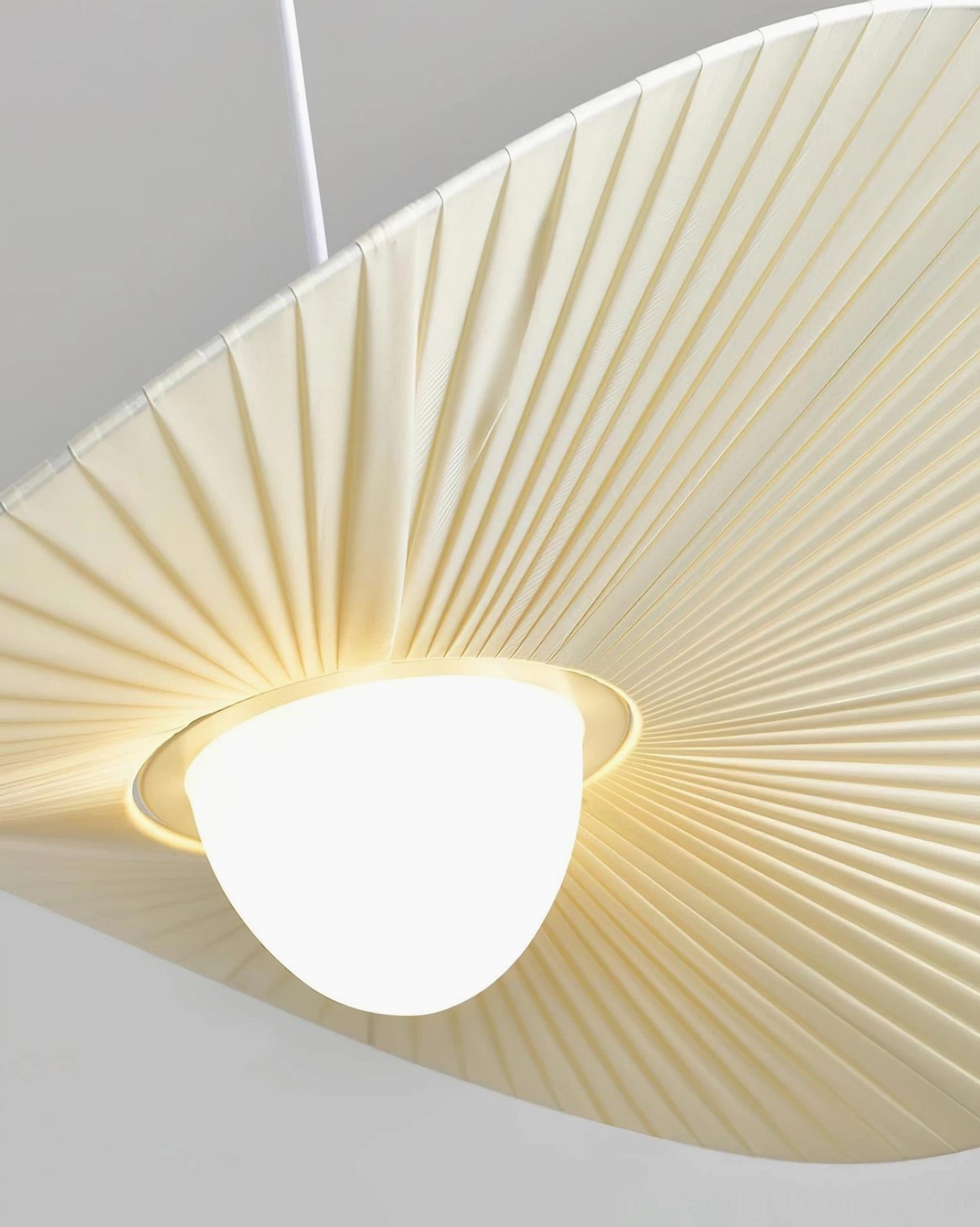 Florina pendant light small variant 42.5cm in transitional interior design creating cozy focal point with soft diffused illumination