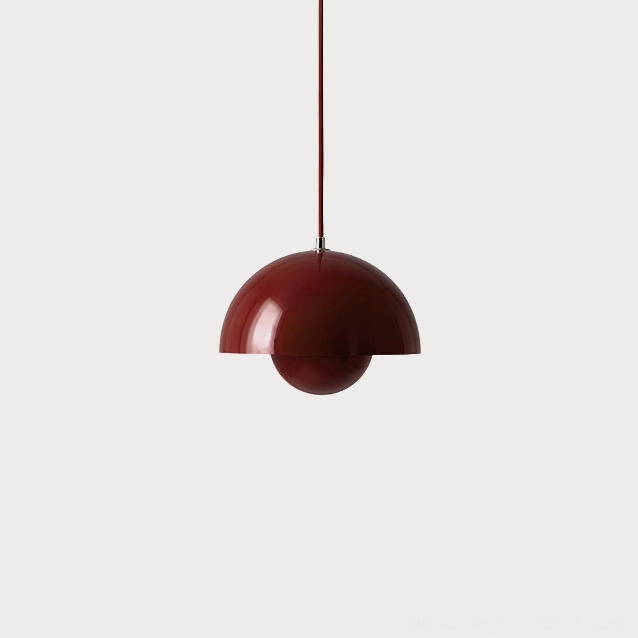Flowerpot pendant light showing multiple finish options in one curated collection