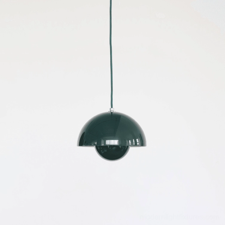 Flowerpot pendant light primary product image studio background
