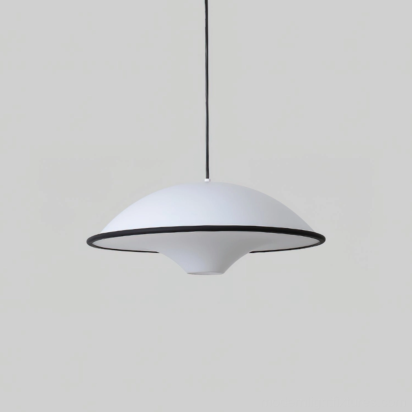 Fontana minimalist disc pendant lamp artistic ceiling installation, geometric modern lighting