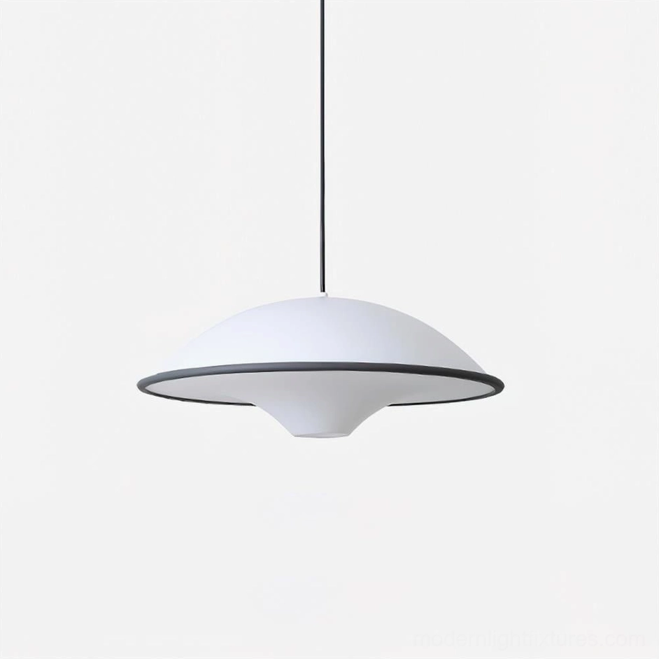 Fontana pendant light grey and white finish, modern ceiling pendant lamp fixture
