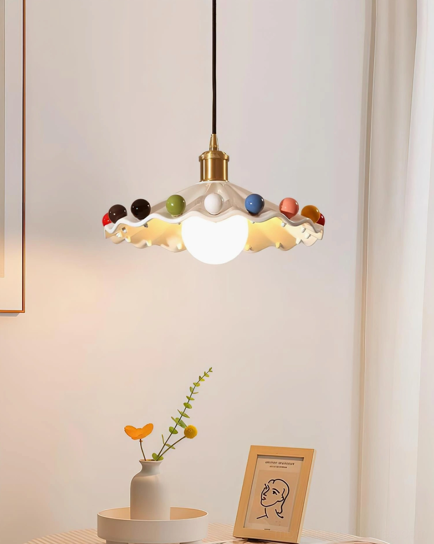 Fonthill pendant lamp cafe bistro interior design hospitality warm lighting focal point