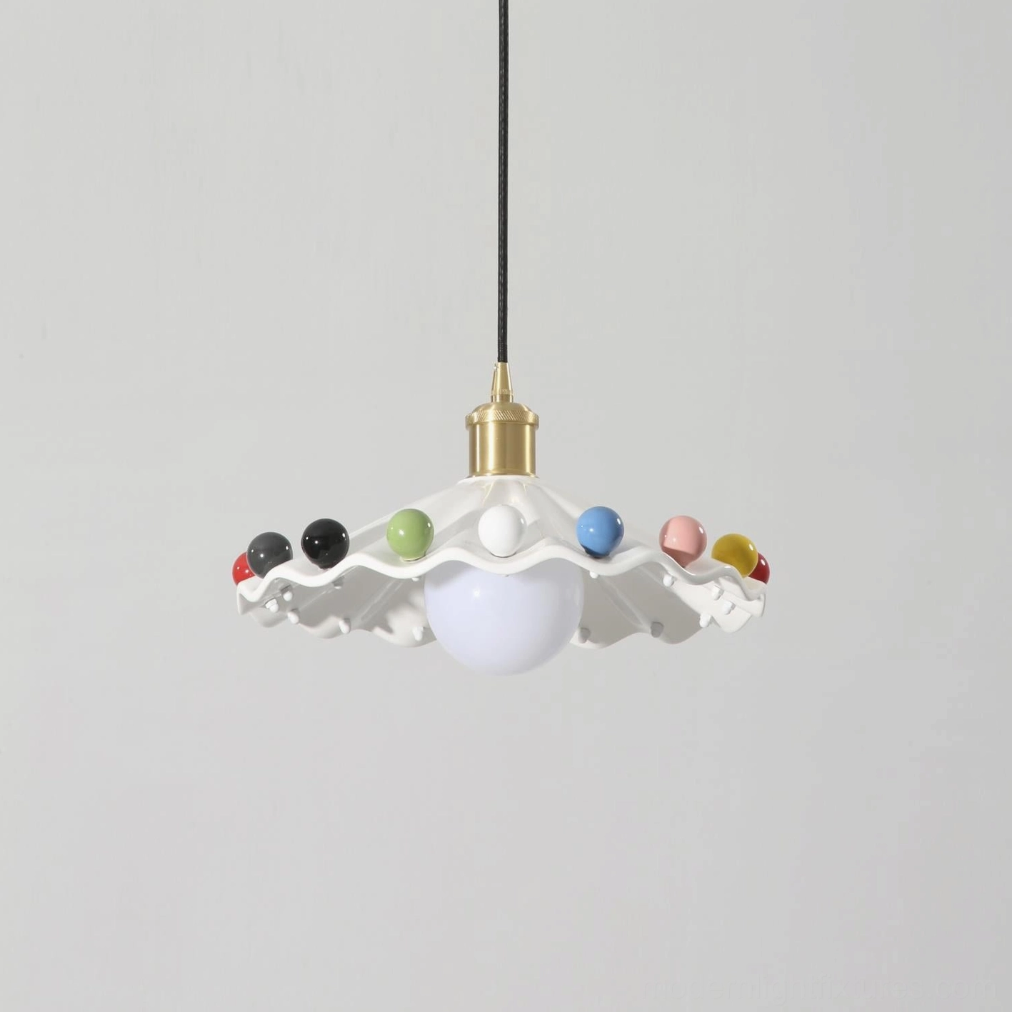 Fonthill ceramic pendant light 59 inch adjustable cord professional hardwired installation