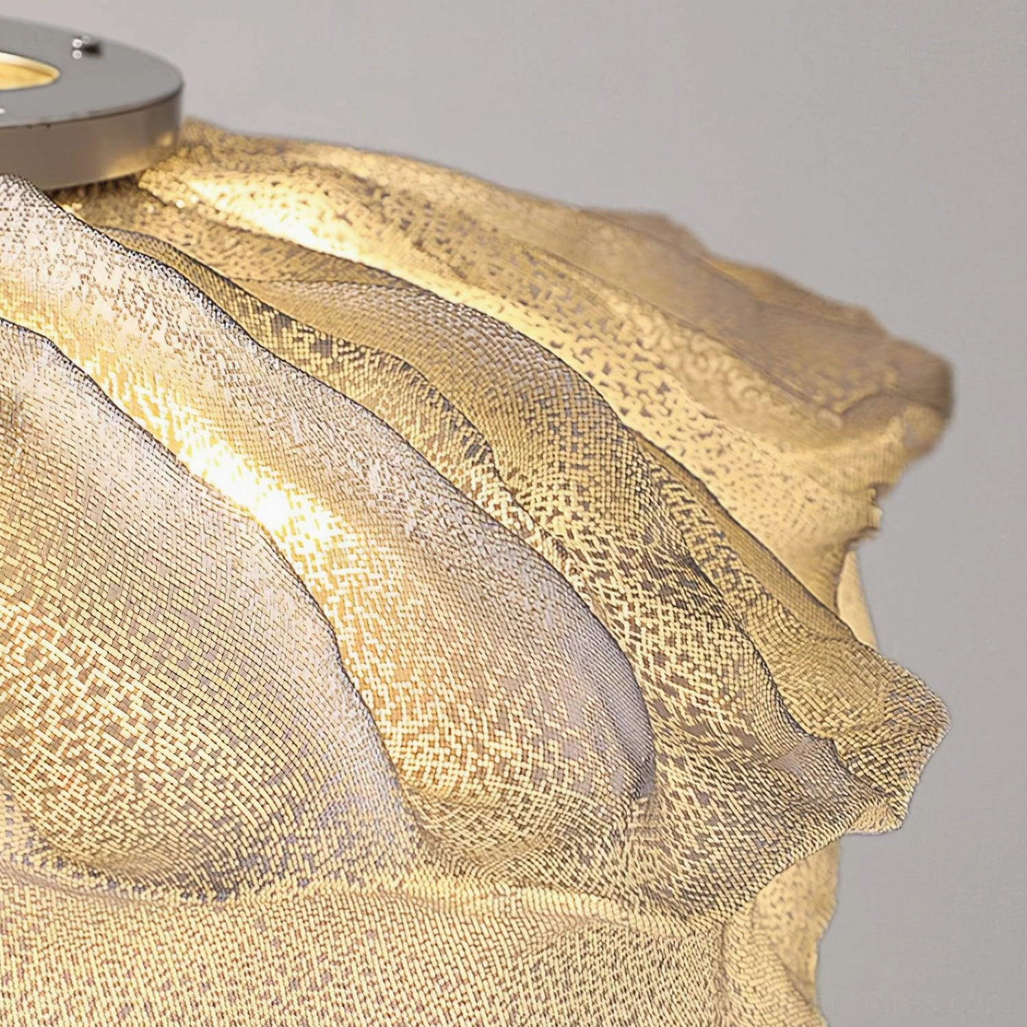 Forsyth ruffled pendant light dimmer compatible modern lighting solution for adjustable ambiance