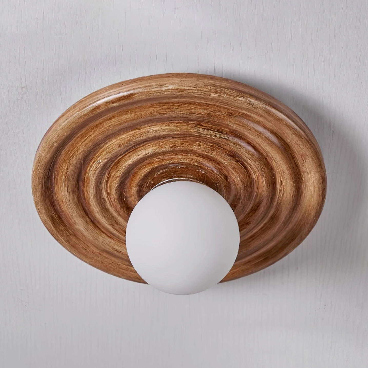 Francie modern ceiling light fixture specifications and color variant display with beige brown white options