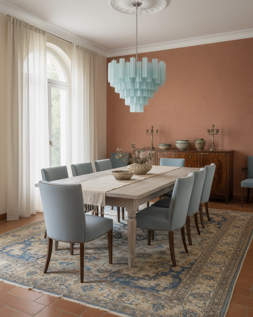 Modern sculptural frosted glass tiered chandelier with soft diffused light quality