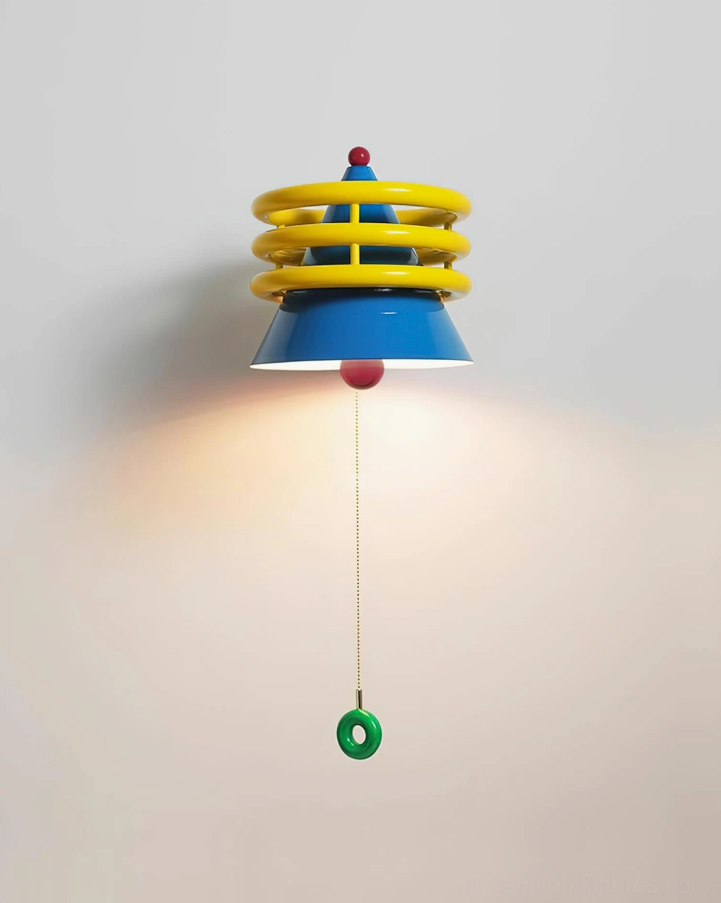 Kinetica geometric wall lamp artistic interior application postmodern style lighting