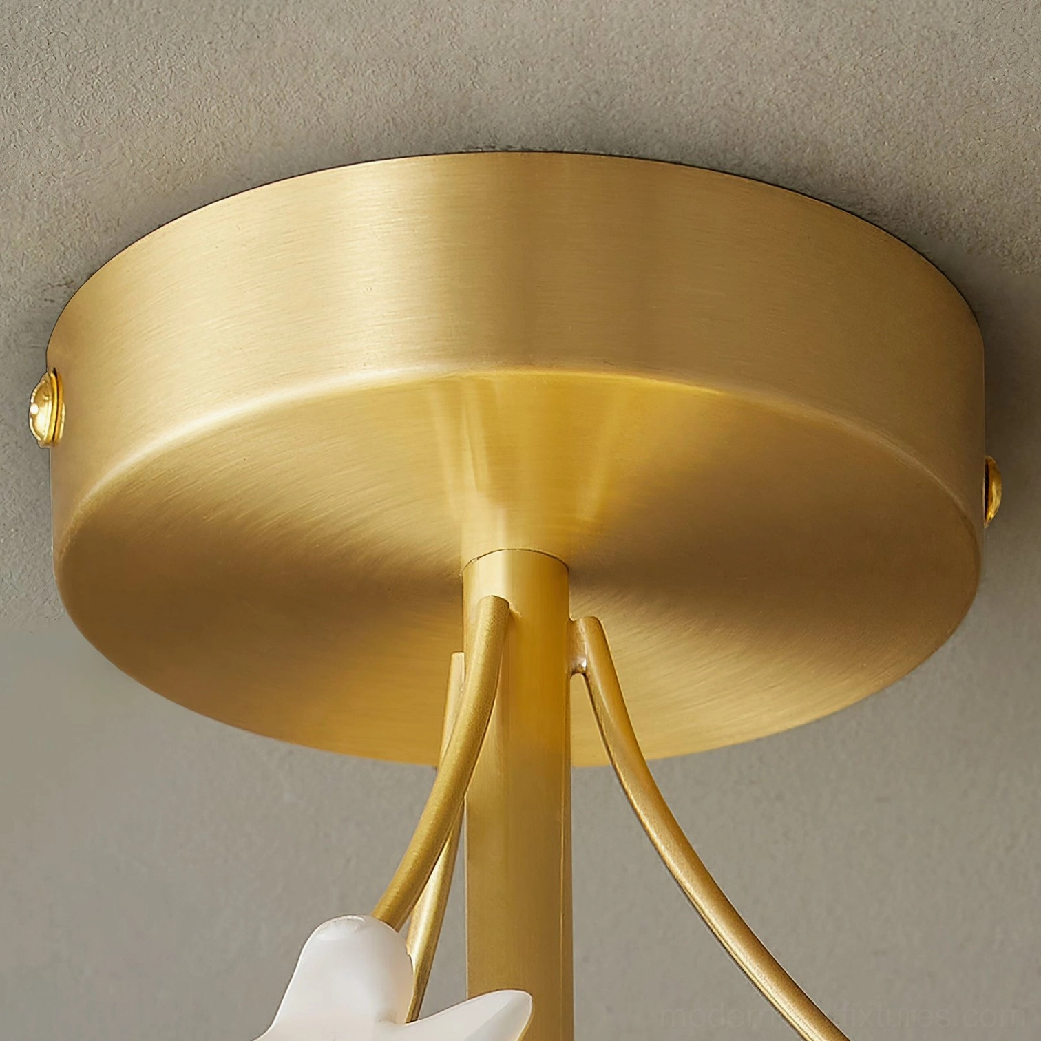Ginkgo Rosalia modern ceiling light fixture in architectural interior setting
