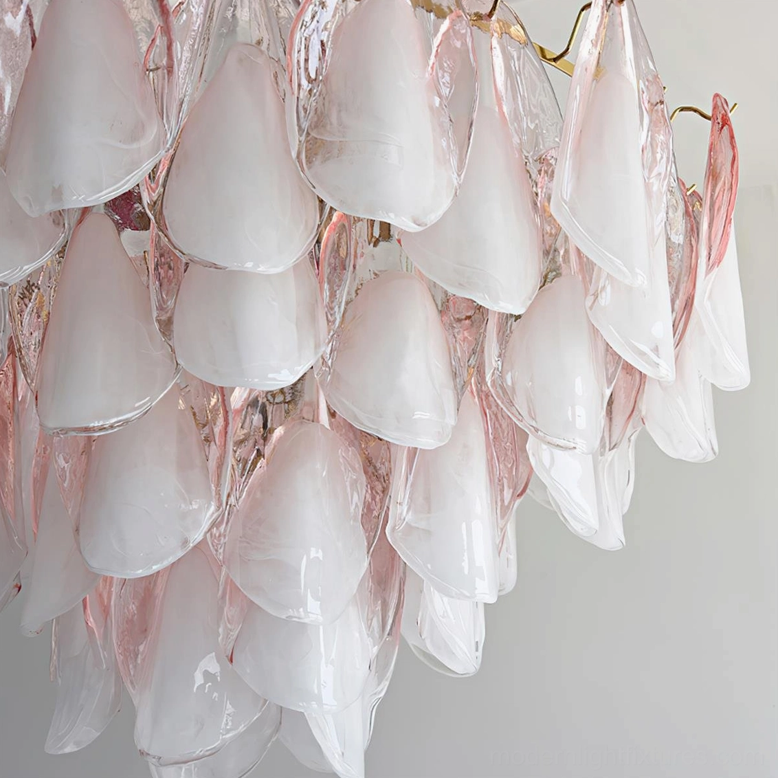 Botanical glass petal chandelier maintenance and care guide for glass cleaning