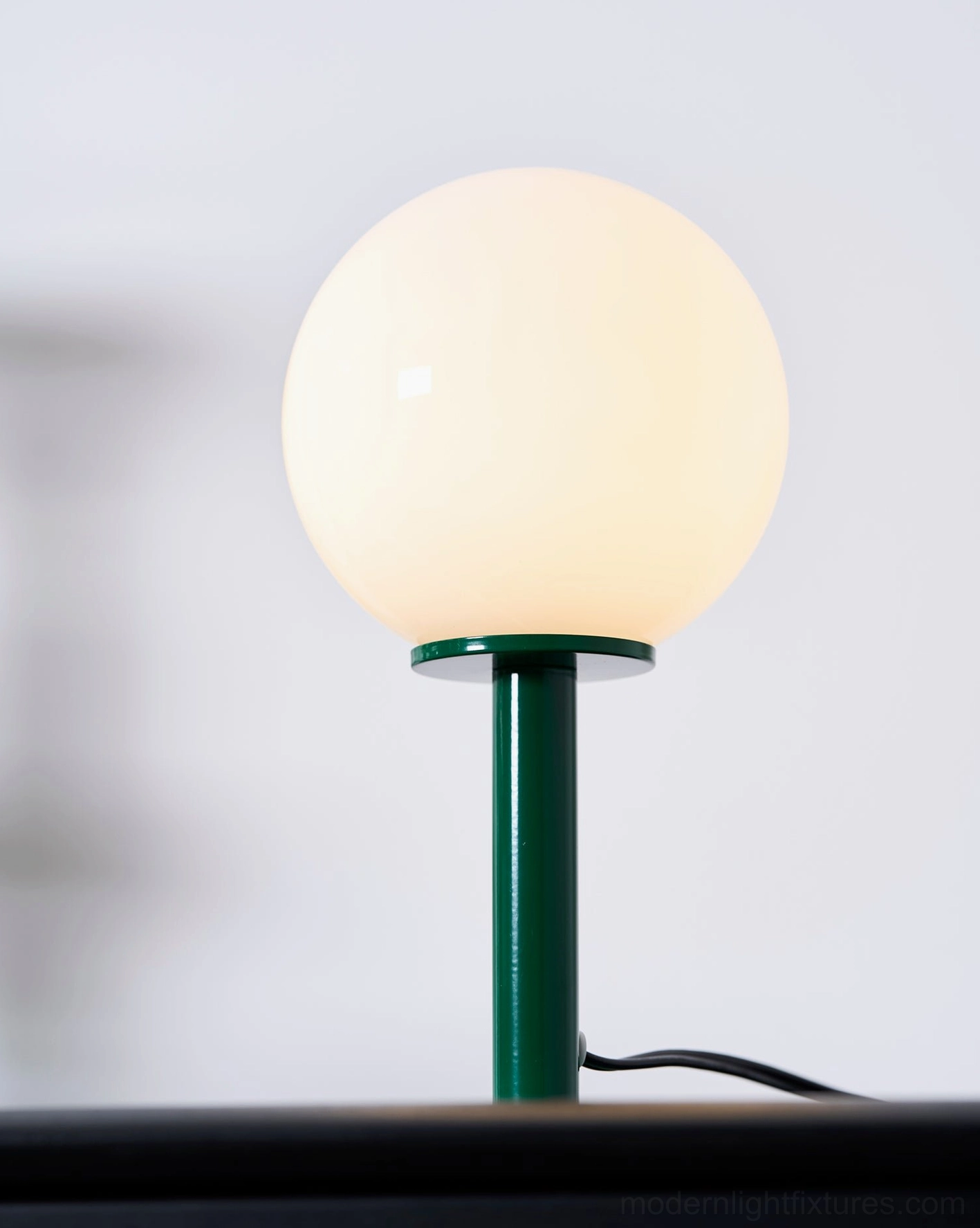Versatile globe table lamp compatible with dimmer switches soft mood lighting ambient control