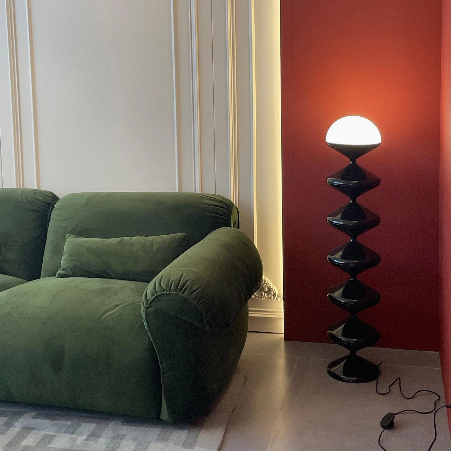 Modern gourd floor lamp 50000 hour LED lifespan sustainable eco-friendly lighting solution