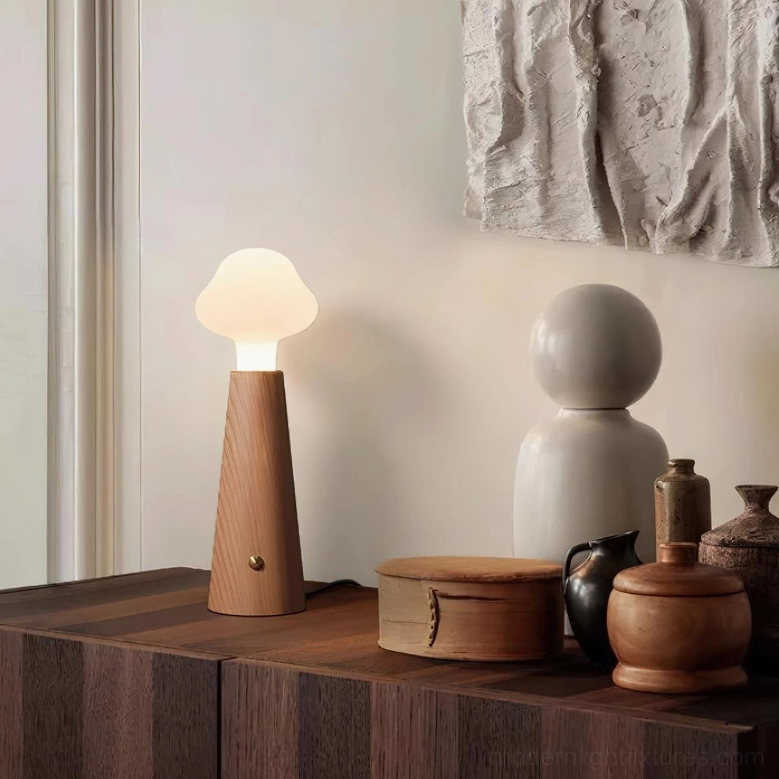 Granada cloud table lamp mid-century modern design aesthetic