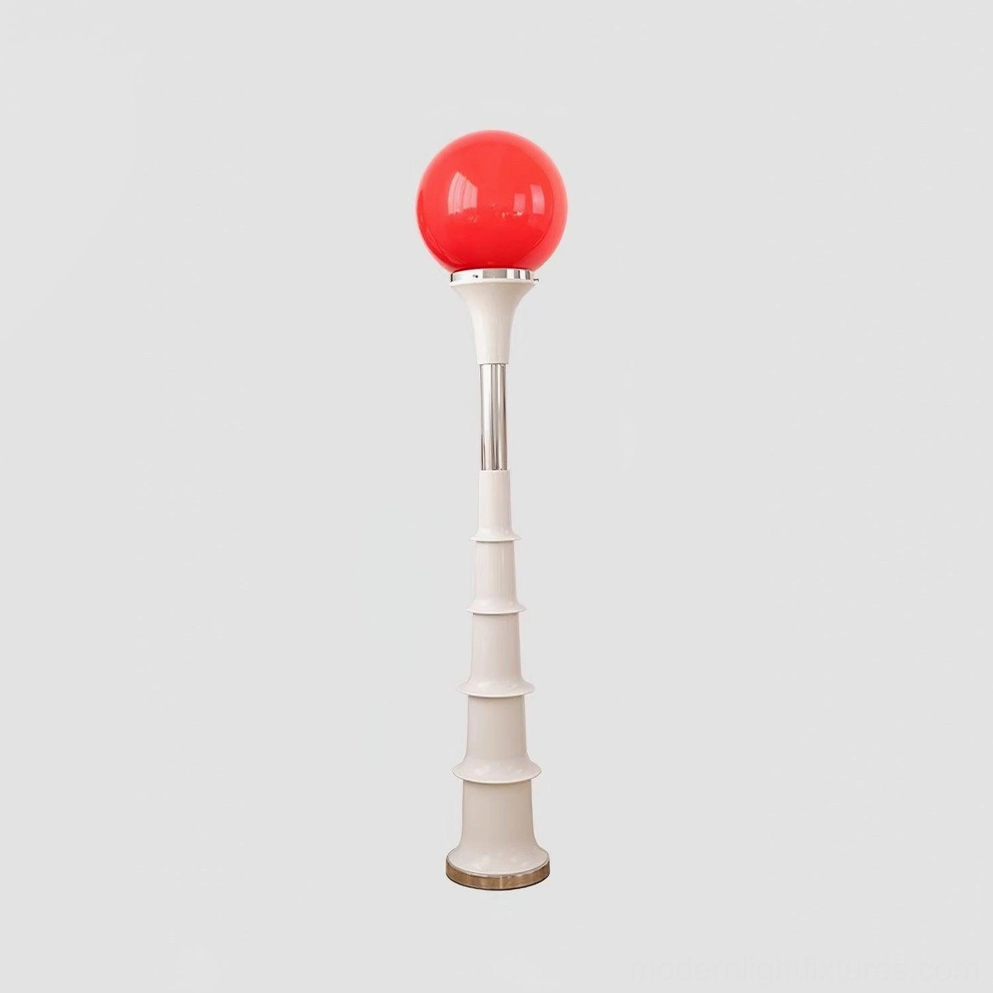 Grande colorful floor lamp full-height view demonstrating 55.9 inch height and proportions