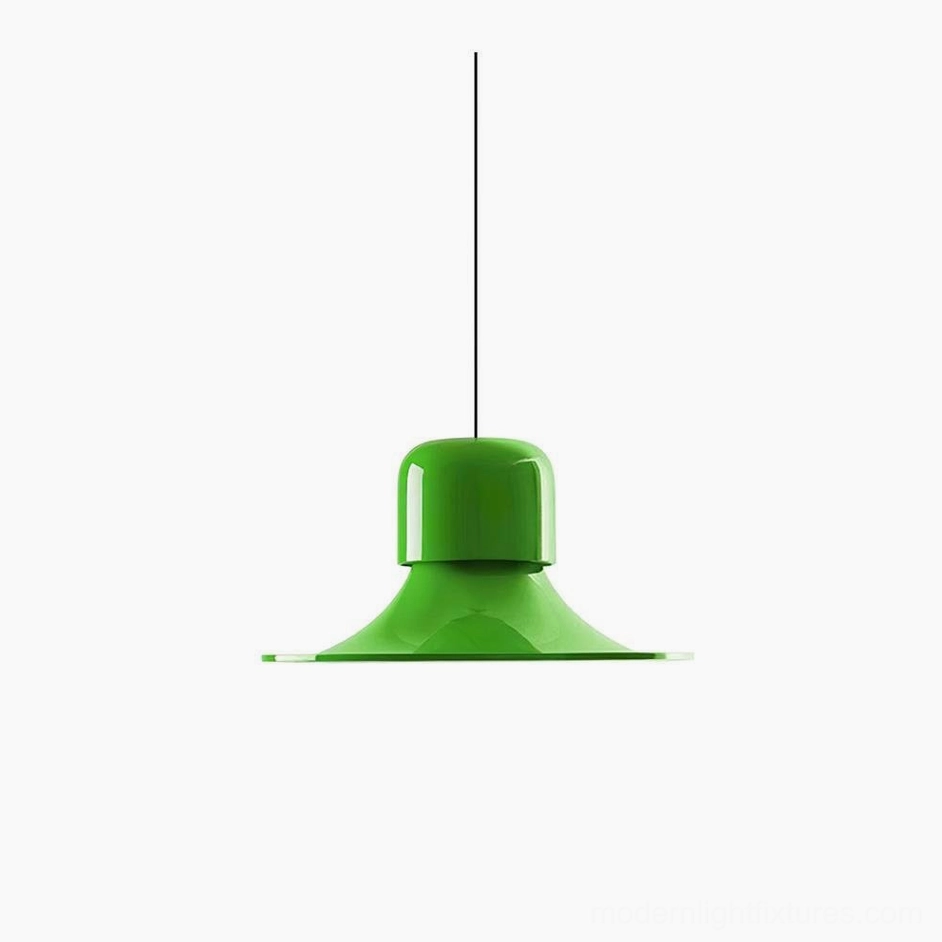 Green Nordisk pendant light warm white LED integrated ceiling pendant fixture