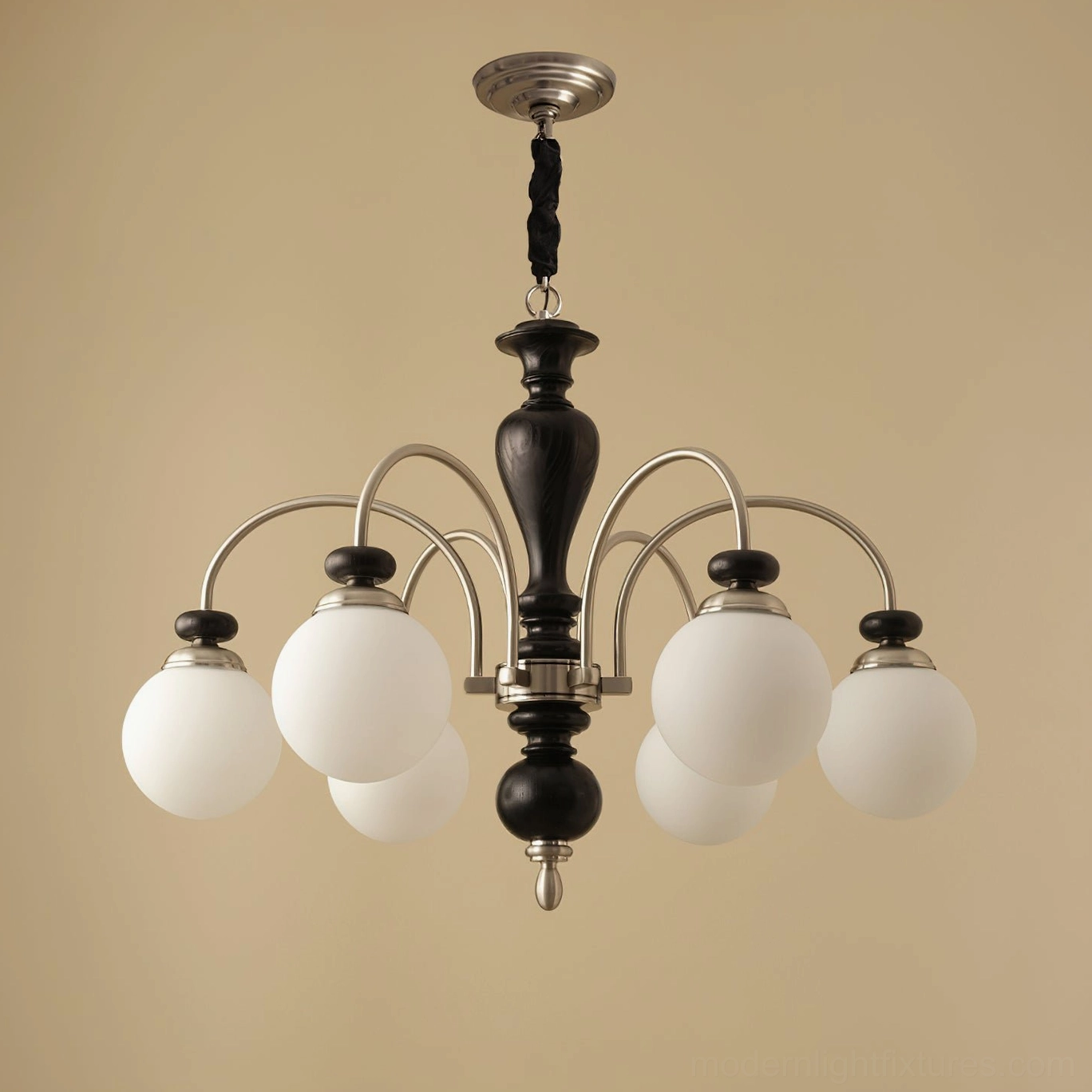 Guillerme wooden chandelier bedroom lighting refined intimate soft glow design