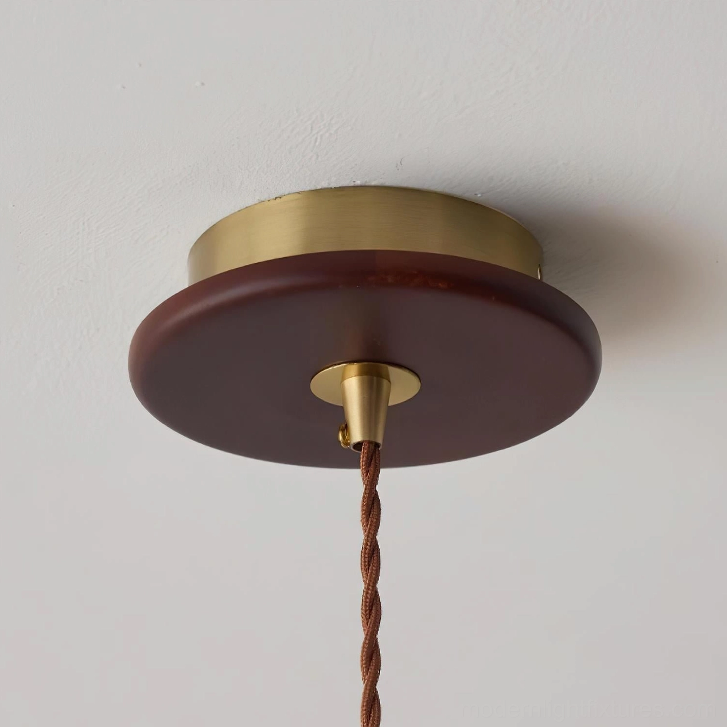Hardwired dome pendant lamp with E26 E27 socket compatibility, technical specifications display