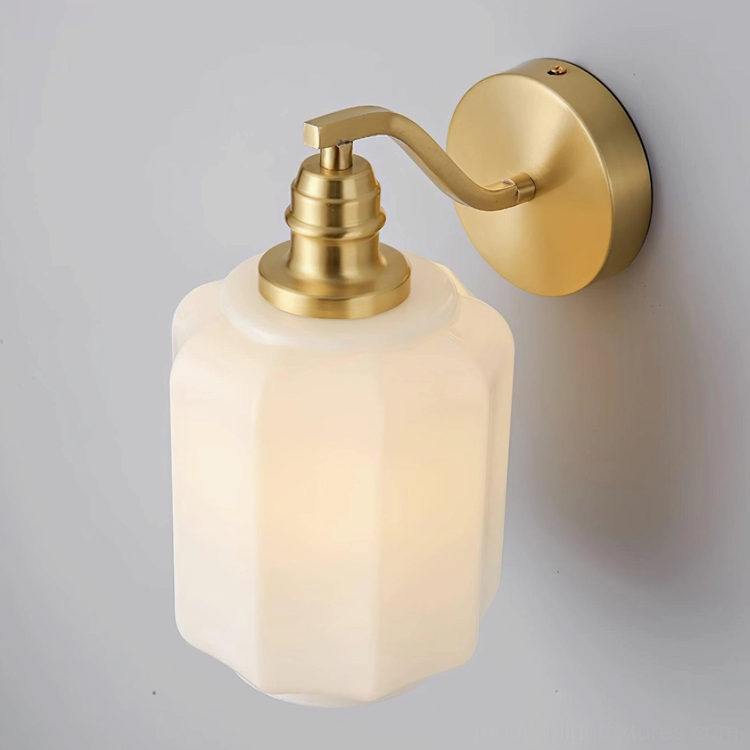 Henry wall sconce compact 15cm width fitting seamlessly in narrow hallway and niche installations