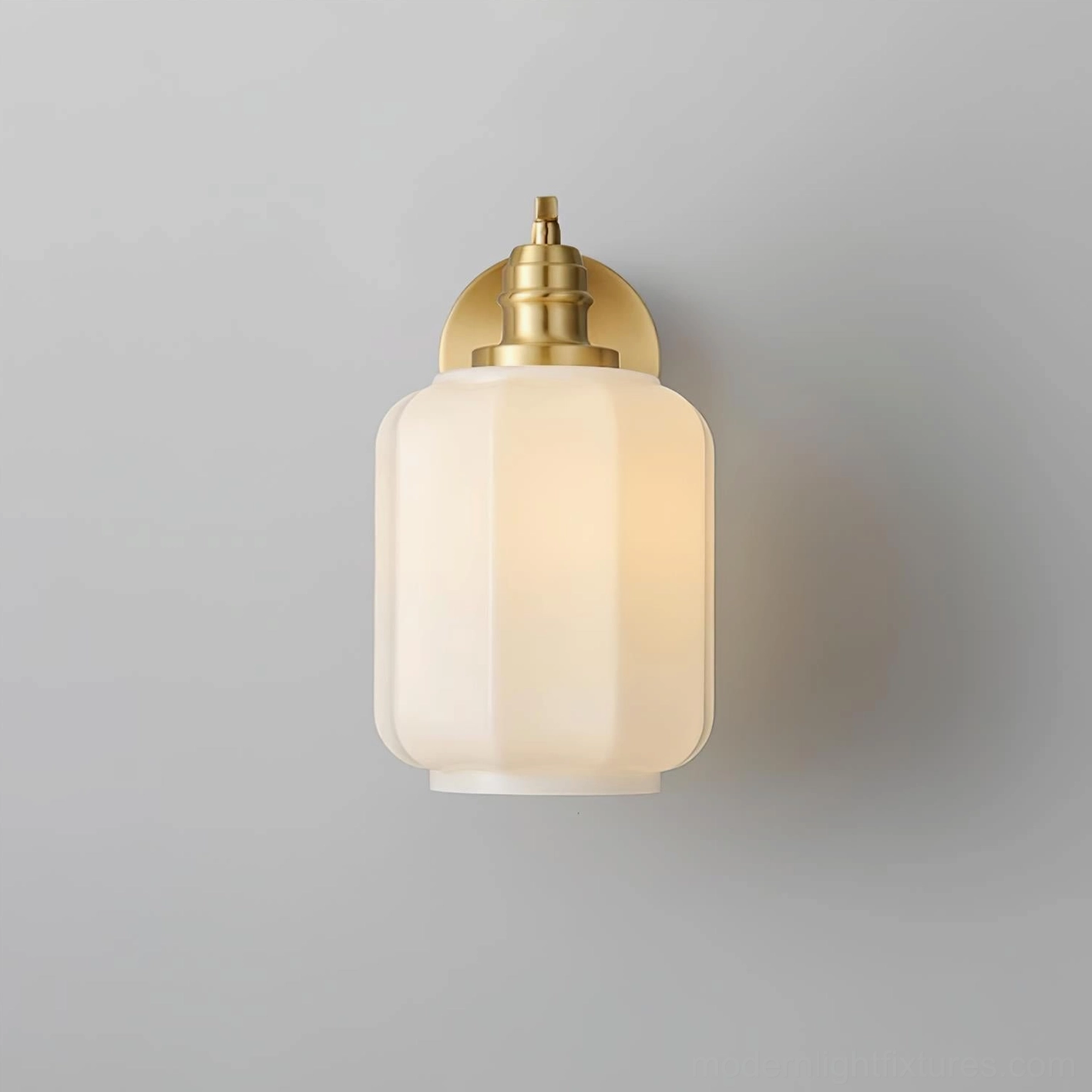 Henry wall sconce showing damp-rated design suitable for bathroom and covered outdoor installation