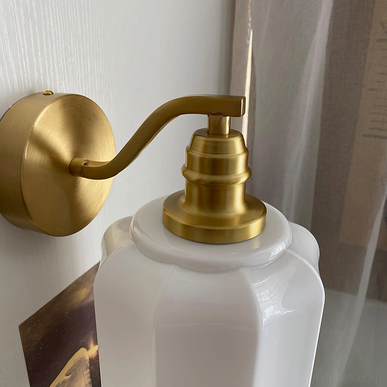 Henry wall sconce damp-rated construction approved for bathroom and covered outdoor area installation
