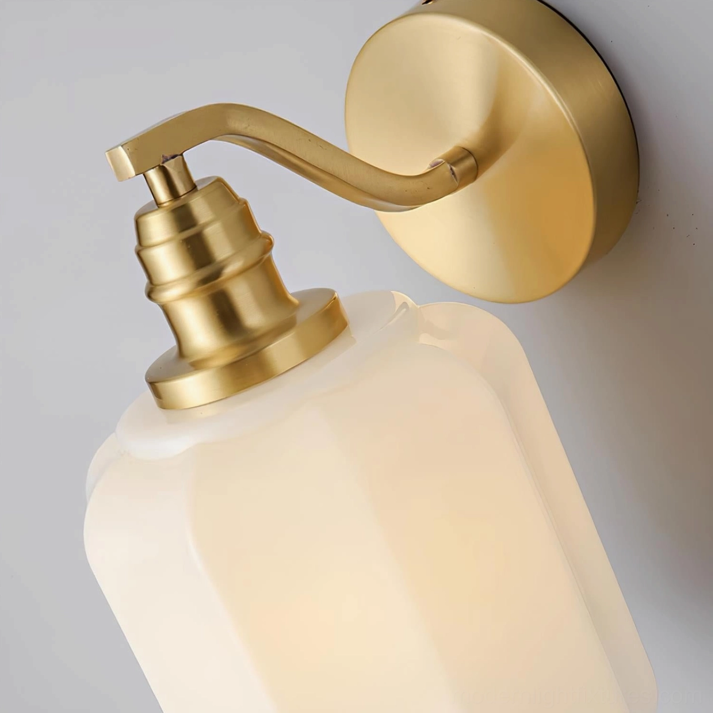 Henry brass wall sconce with EU UK US AU plug options for global installation flexibility