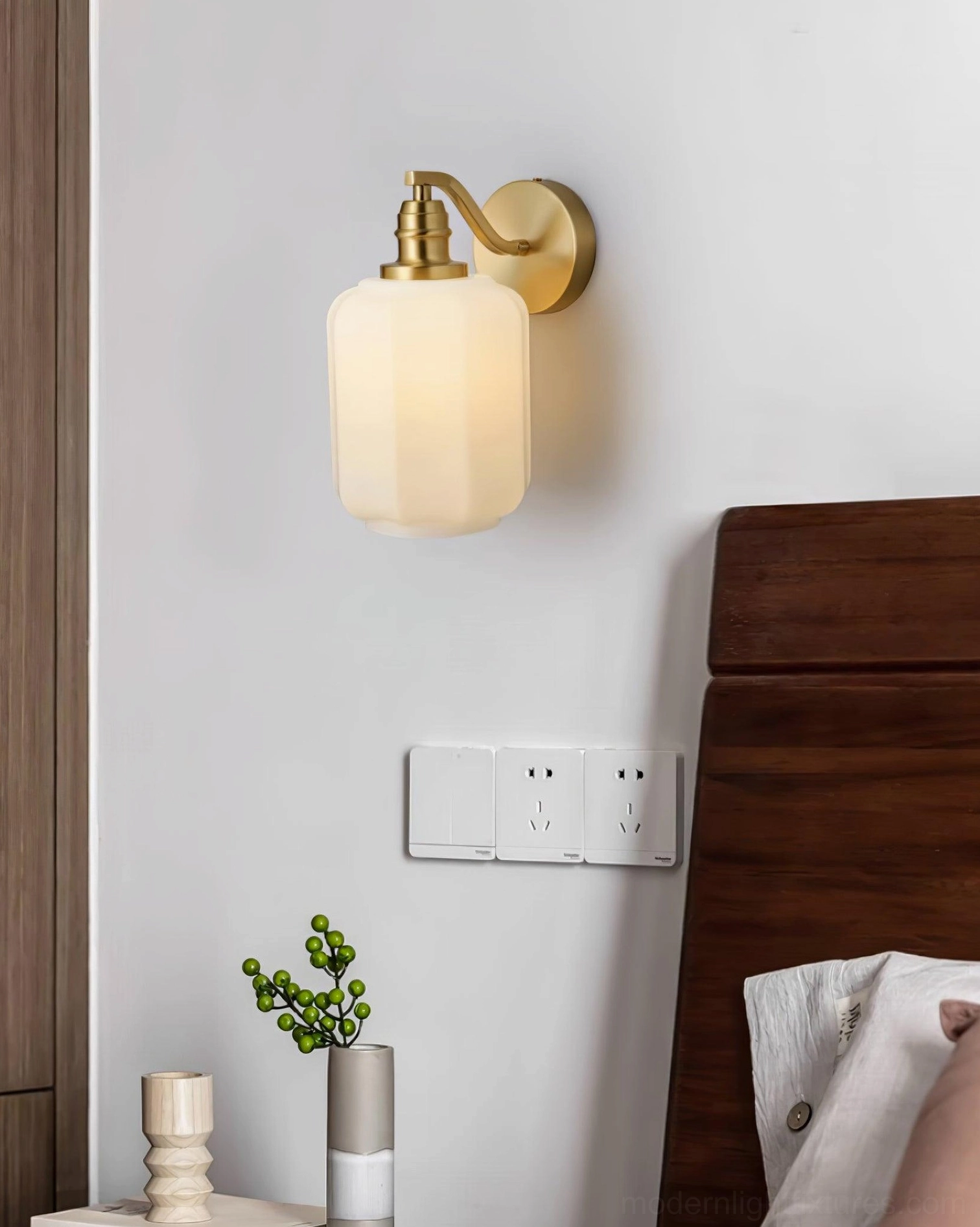 Henry wall sconce as architectural element in Scandinavian minimalist interior design aesthetic