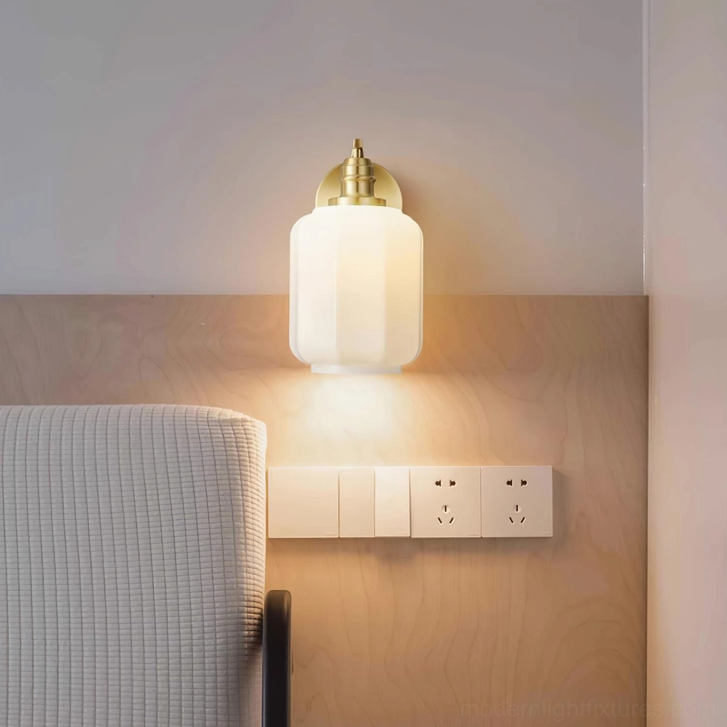 Henry wall sconce demonstrating transitional design compatibility between vintage and contemporary styles