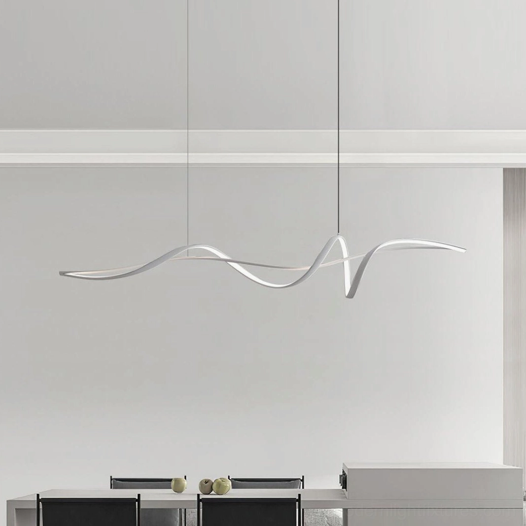 Inari linear pendant lamp contemporary dining ambient geometric design fixture