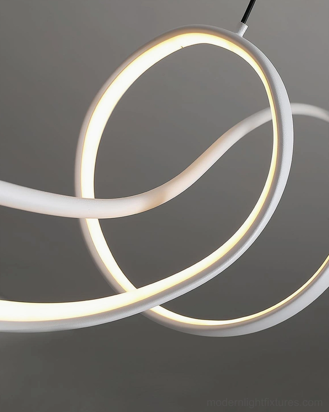 Inari linear chandelier contemporary fixture minimalist design dining room ambiance