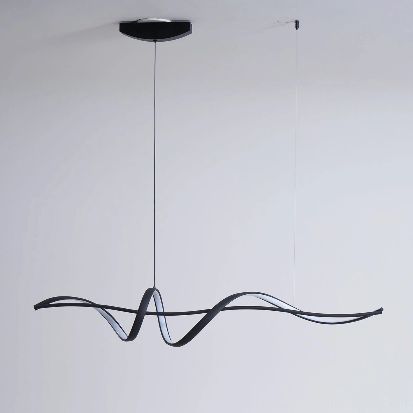 Inari linear chandelier modern minimalist design integrated LED dining illumination