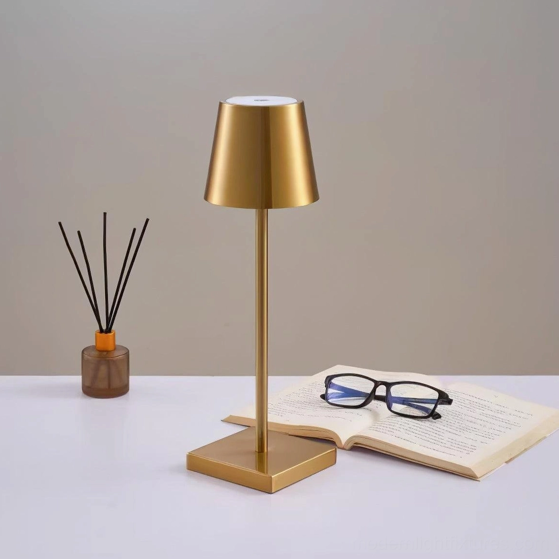 Modern table lamp indoor outdoor use versatile contemporary lighting fixture