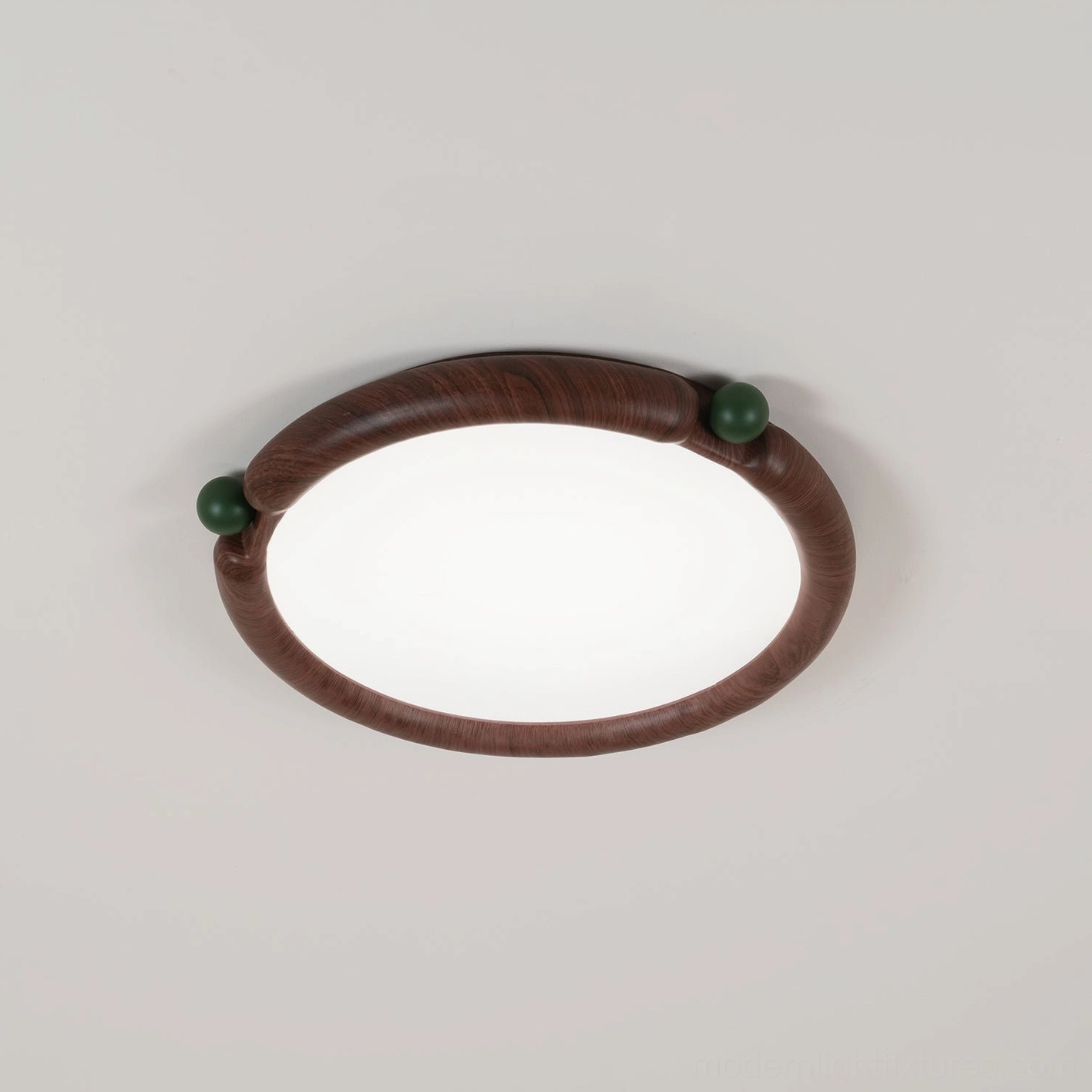 Round ceiling light fixture suitable for bedrooms living rooms studies interior spaces
