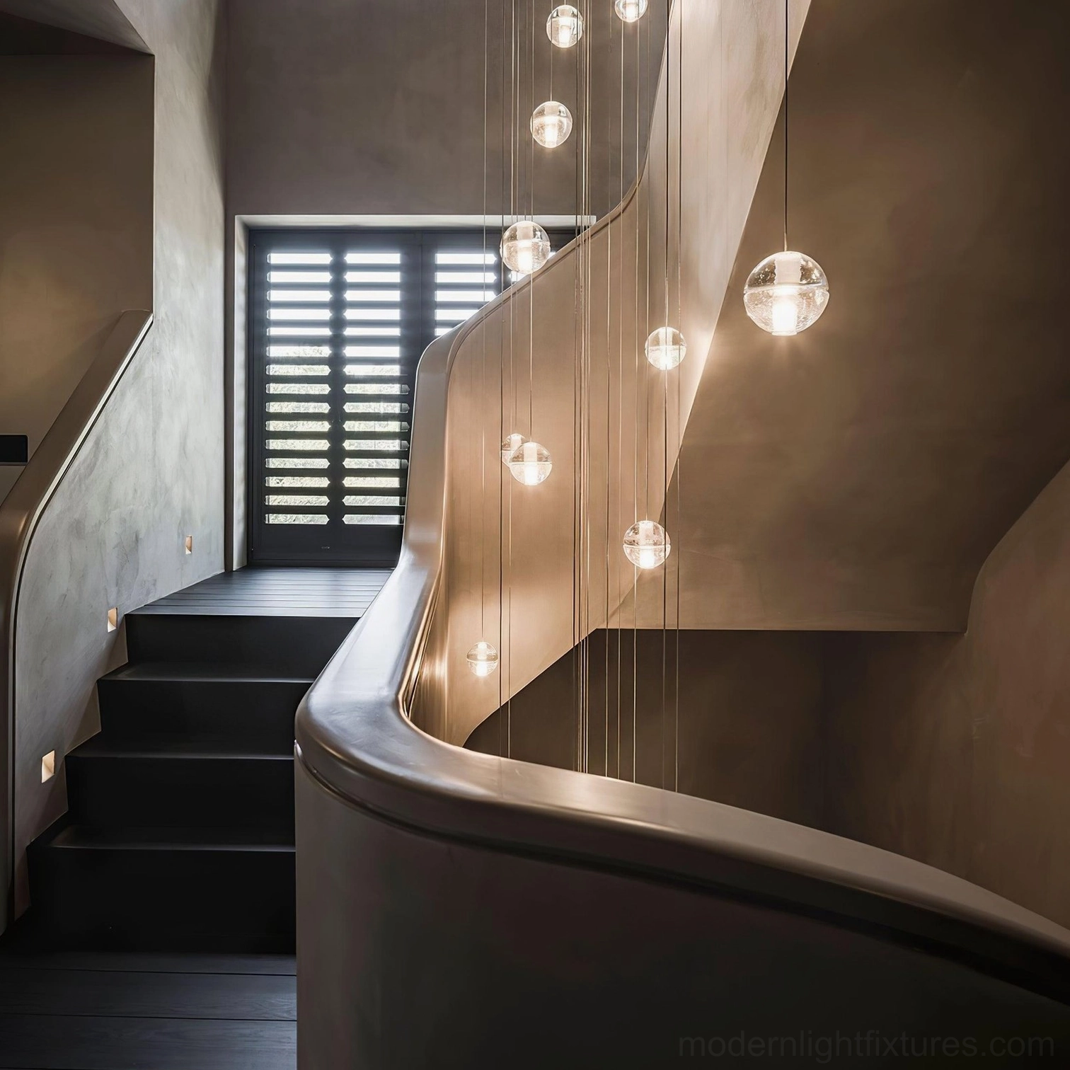 Contemporary K9 crystal pendant light fixture with international electrical certifications
