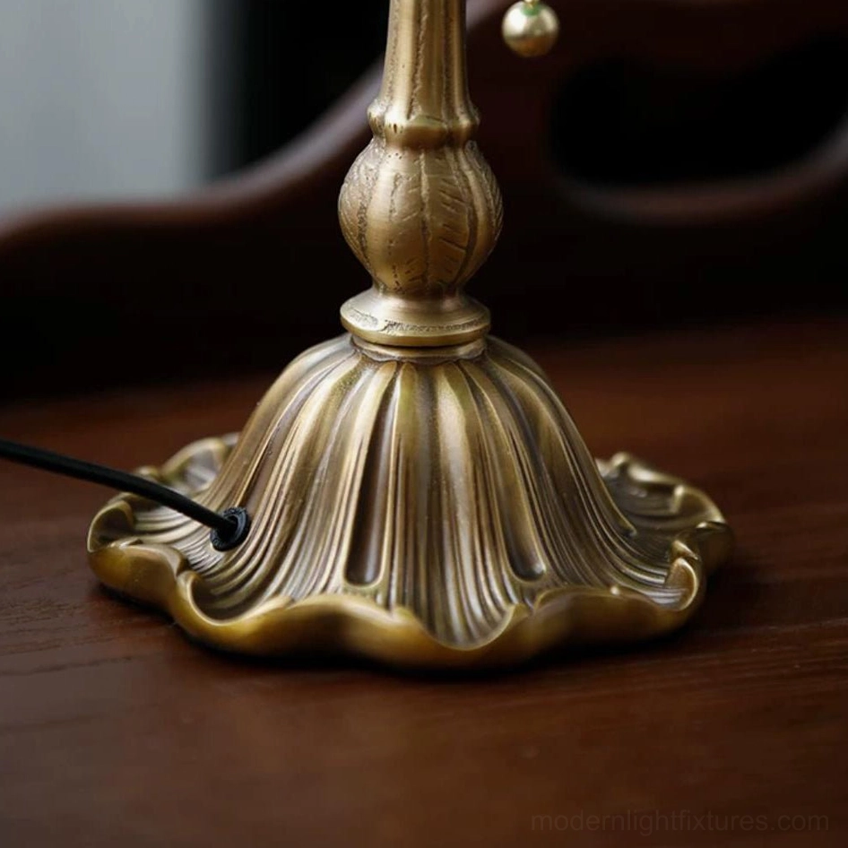 Jadelle table lamp product dimensions shown with size reference for bedroom and office spaces