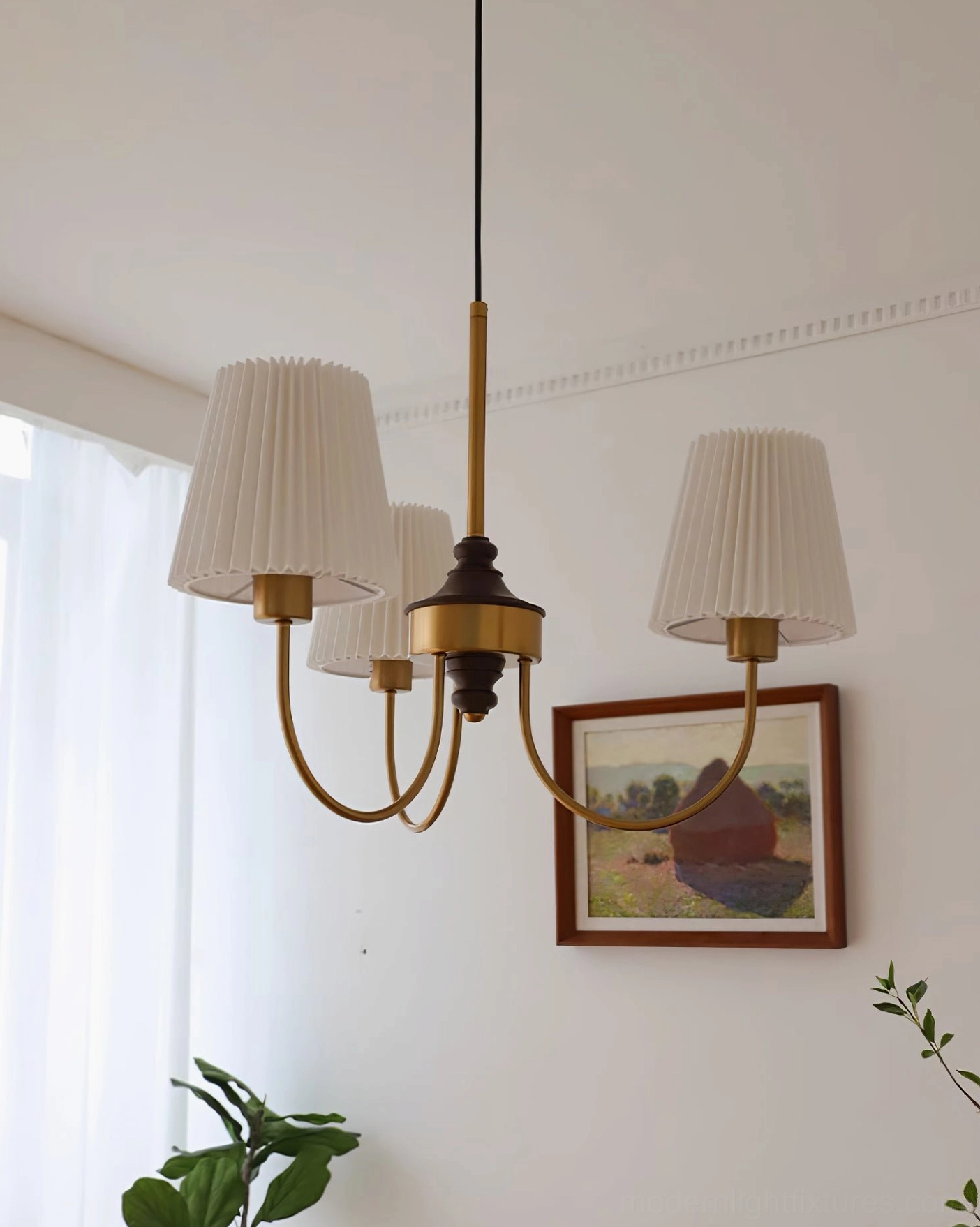 Jeremiah designer chandelier pendant with refined proportions and quality material construction