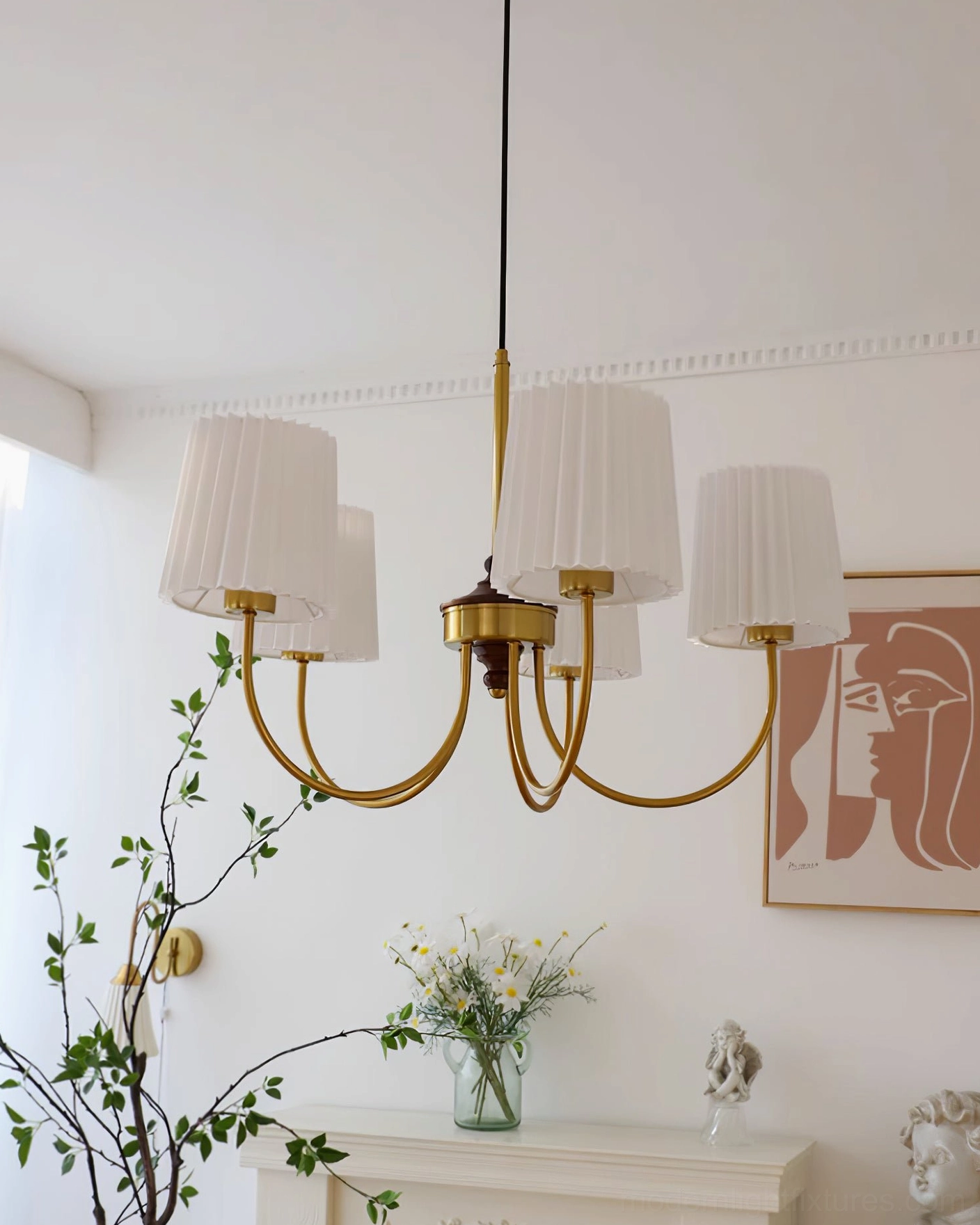 Jeremiah modern farmhouse chandelier bringing warm elegance to contemporary home interiors