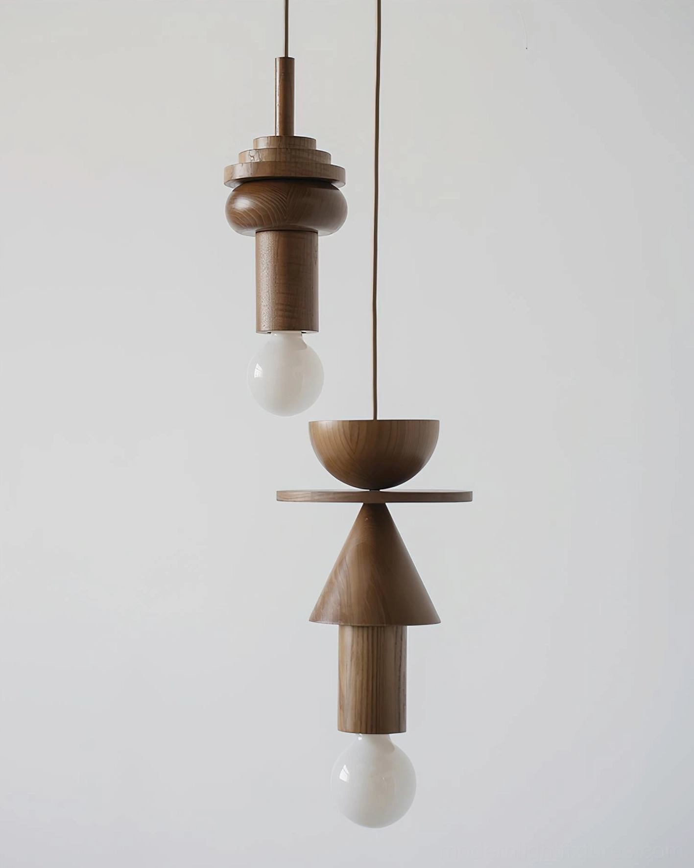 Junit pendant lamp red color option contemporary interior space