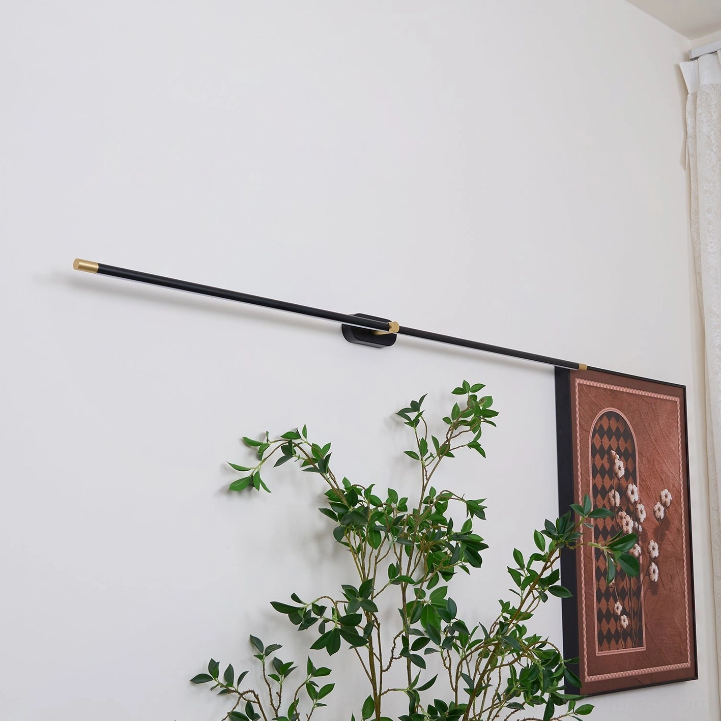 Kady linear wall sconce size comparison small medium large 68cm 98cm 128cm options