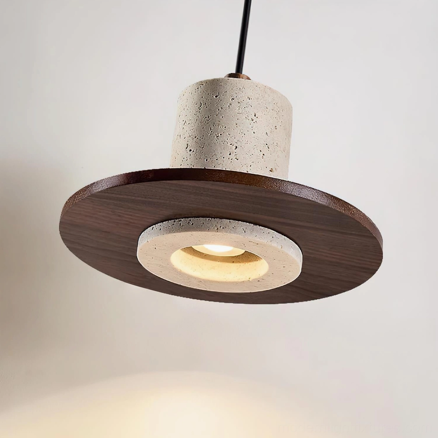Kalea dual head pendant light showing balanced linear configuration above kitchen island
