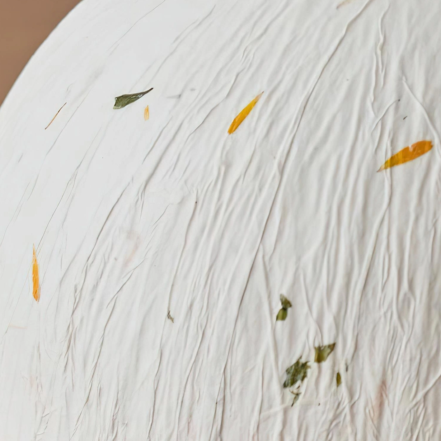 Kent mushroom table lamp full view warm wood tones rice paper diffuser japandi interior design