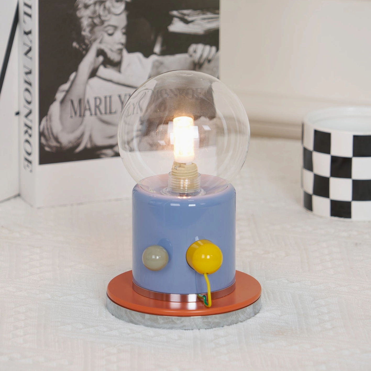 Kiely rechargeable table lamp flexible placement modern lifestyle lighting
